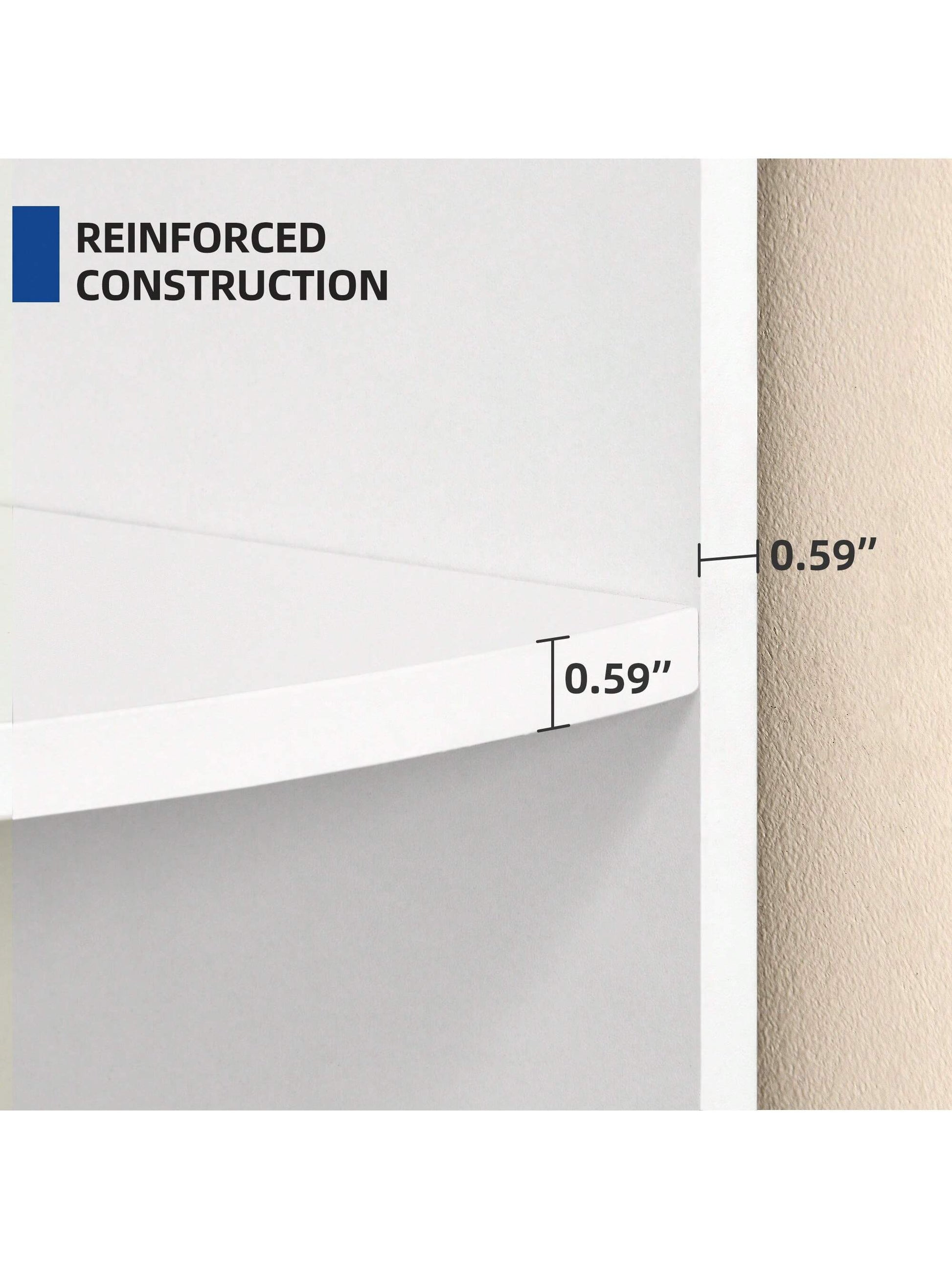 71" Tall 5-Tier Corner Shelf Bookcase Bookshelf with Shelves Wooden Open Storage Book Shelves