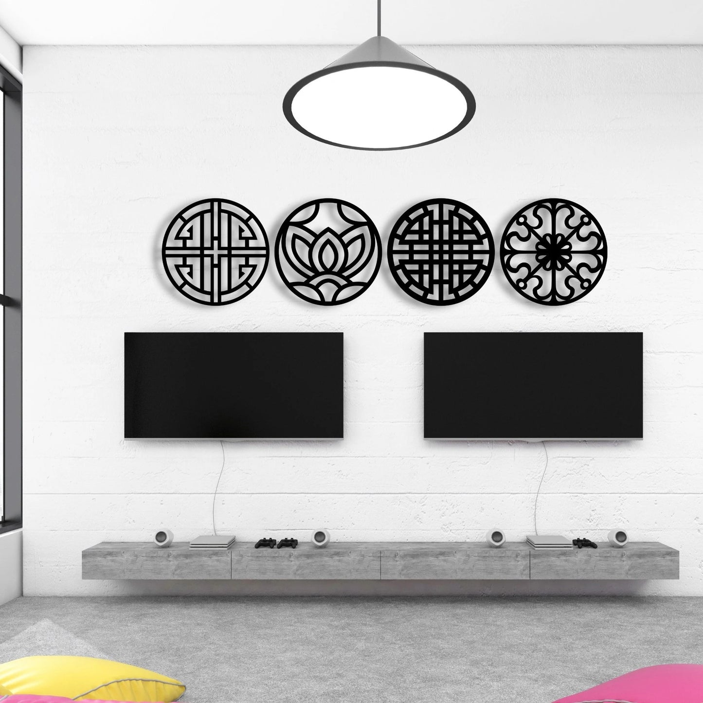 Korean Wood Wall Art: Asian Home Decor