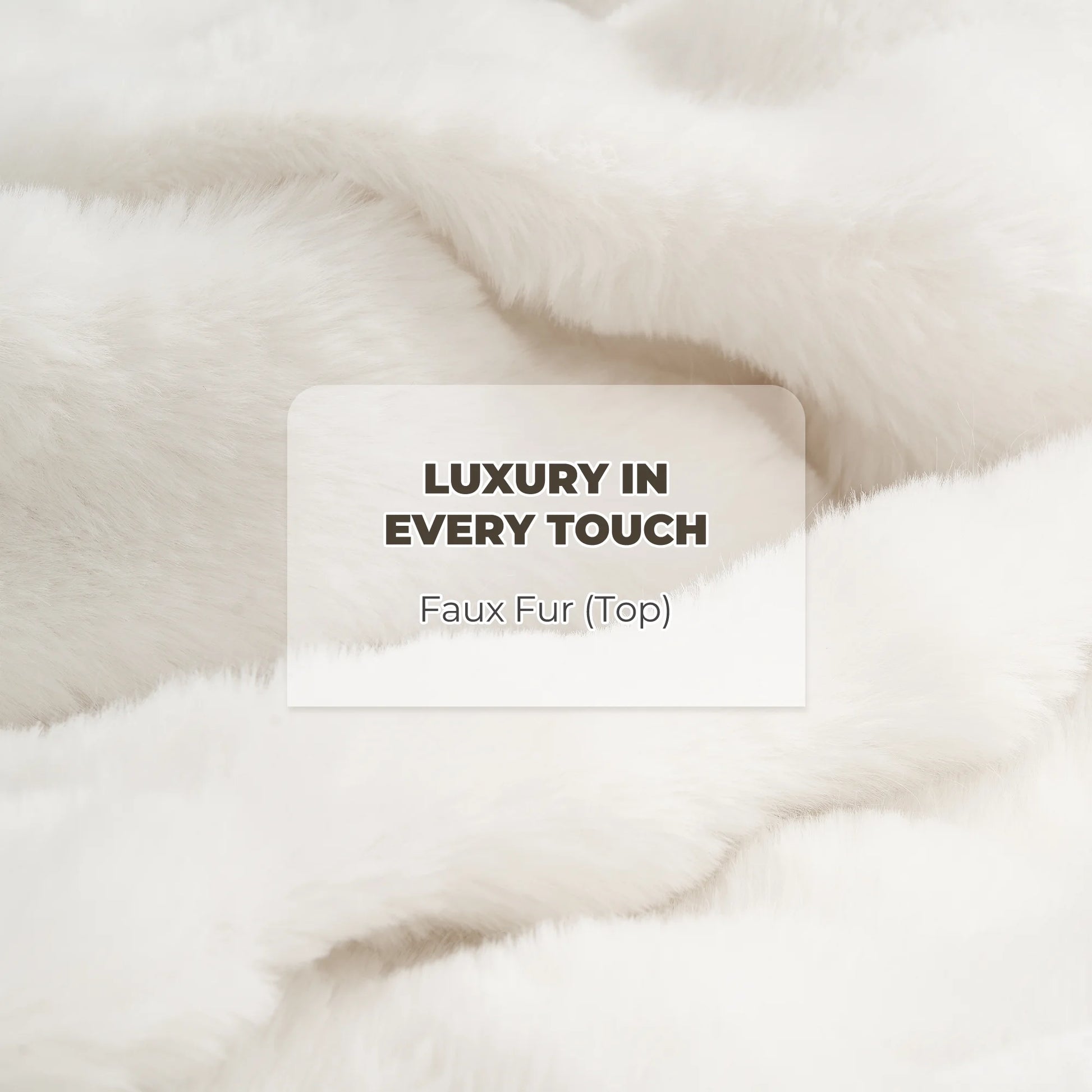 Electric Throw Blanket 50"X60", Faux Fur Heated Throw, 6 Heating Levels, 4 Hours Timer - White