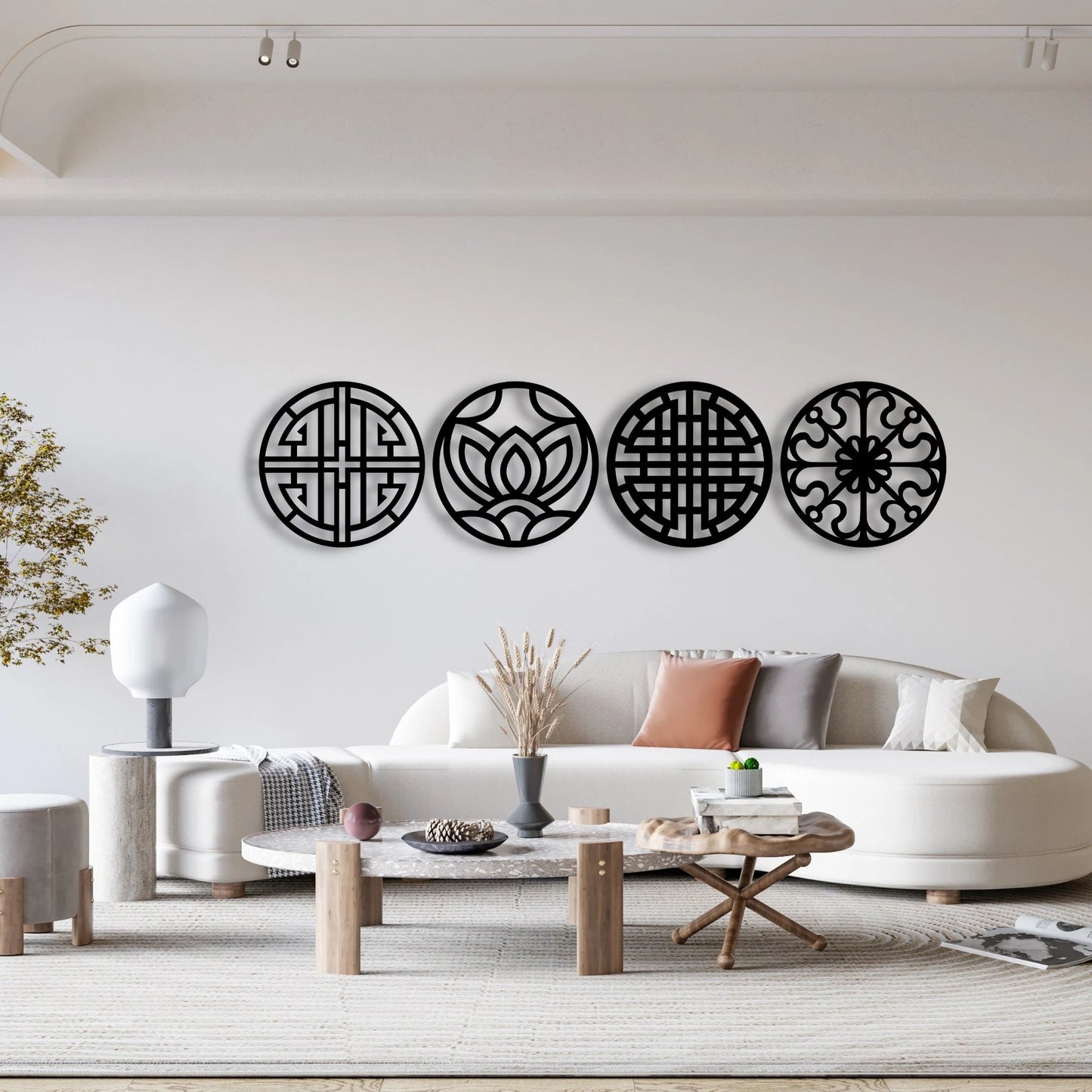 Korean Wood Wall Art: Asian Home Decor