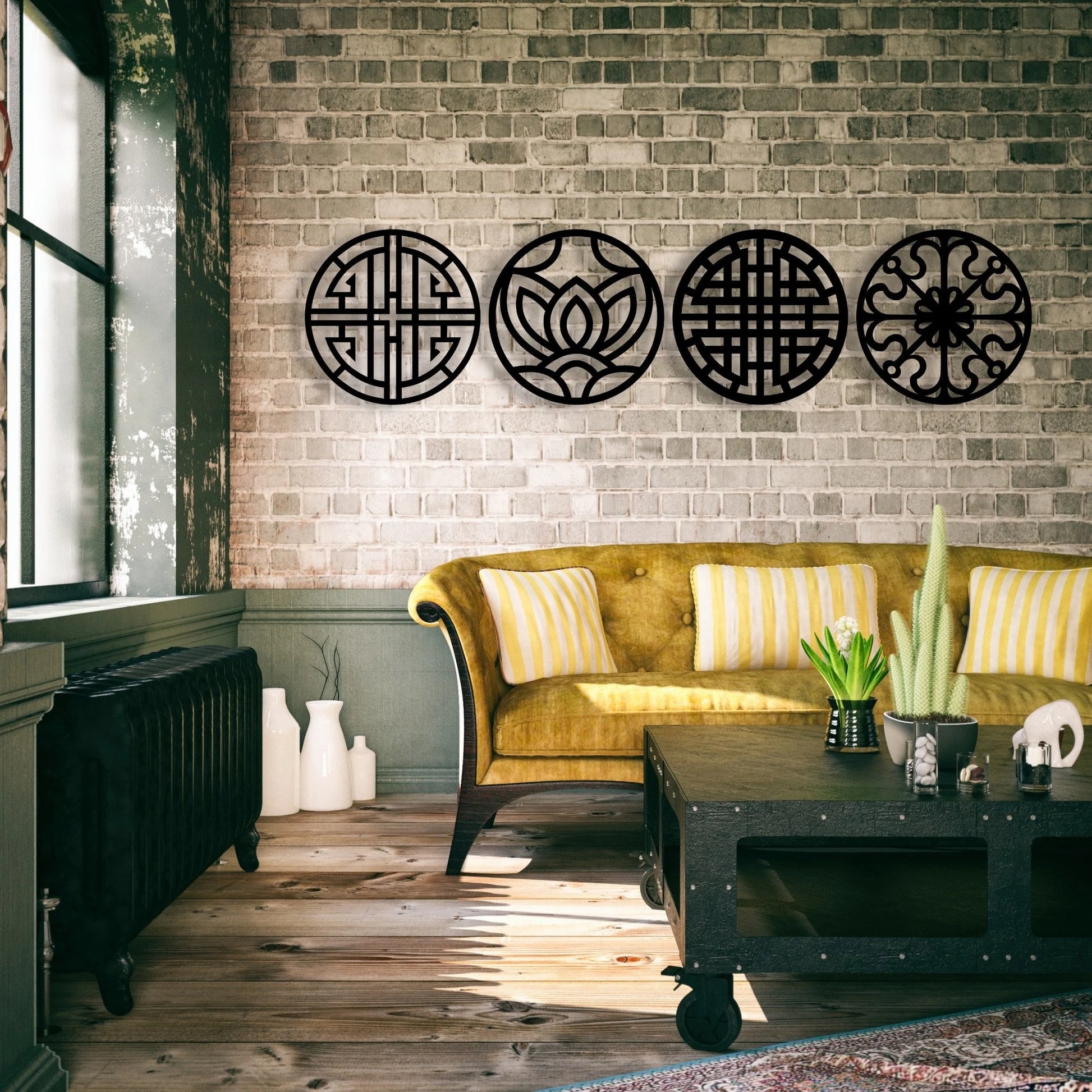 Korean Wood Wall Art: Asian Home Decor