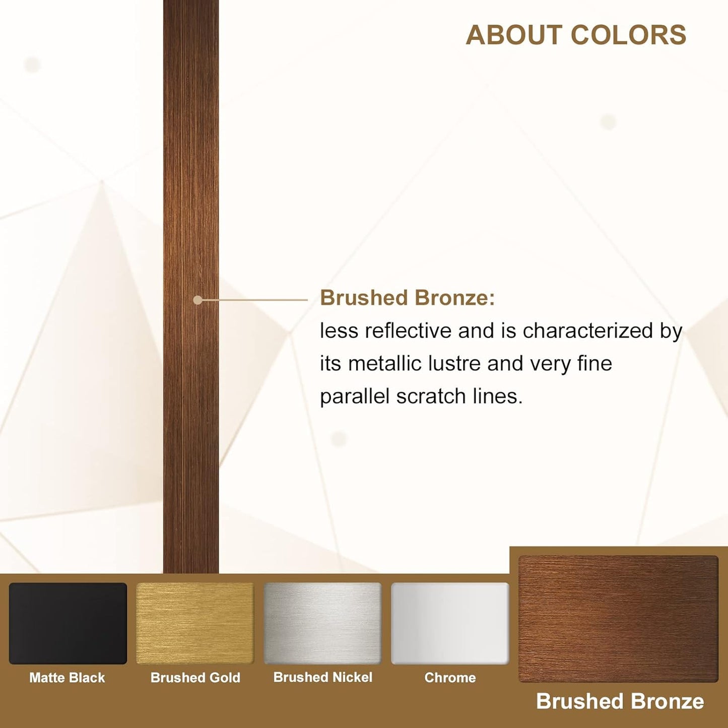 Wall Mirror for Bathroom, 22" X 30" Bronze Bathroom Mirror with Stainless Steel Metal Frame Rounded Corner 1’’ Deep Set Design